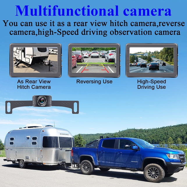 AMTIFO Backup Camera HD 1080P Rear View Monitor for Car Truck Camper Minivan Reverse Cam System License Plate Waterproof Clear Night Vision DIY Guidelines A2 - The Gadget Collective