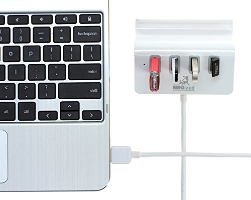 Artix M-325 USB 3.0 4-Port Portable Hub w/ Stand 2-Foot USB 3.0 Cable - The Gadget Collective