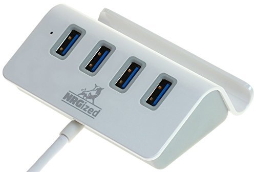 Artix M-325 USB 3.0 4-Port Portable Hub w/ Stand 2-Foot USB 3.0 Cable - The Gadget Collective