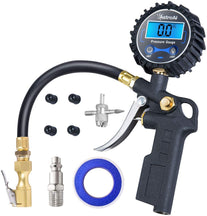 Astroai Digital Tire Pressure Gauge with Inflator, 250 PSI Air Chuck and Compressor Accessories Heavy Duty with Quick Connect Coupler, 0.1 Display Resolution, Car Accessories for SUV, Truck, RV - The Gadget Collective