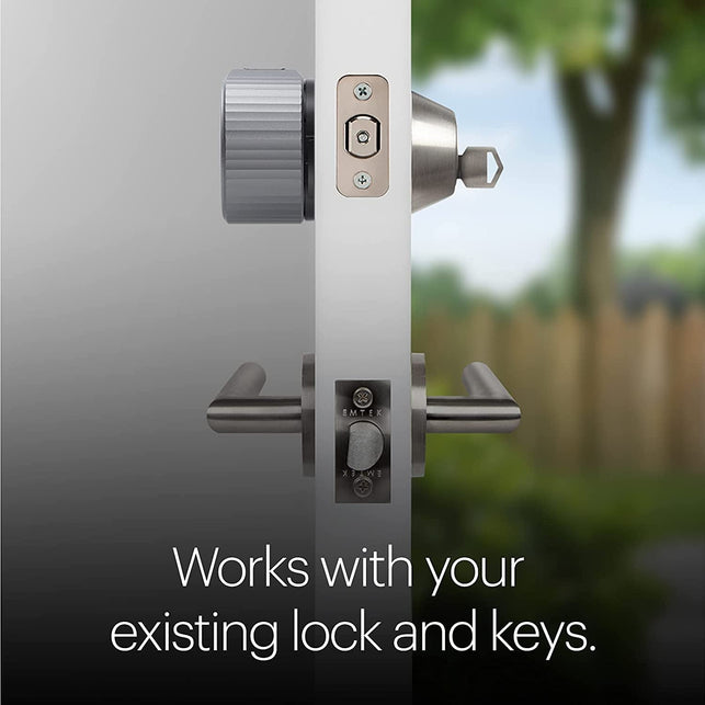 August Home, Wi-Fi Smart Lock (4Th Generation)– Fits Your Existing Deadbolt in Minutes, Silver - The Gadget Collective