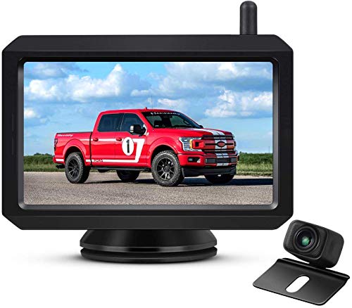 Auto-Vox 720P Digital Wireless Backup Camera,2 Cameras Channel Support, AUTO VOX W7PRO 5" TFT Monitors and IP68 Waterproof Wireless Rear View Camera f - The Gadget Collective