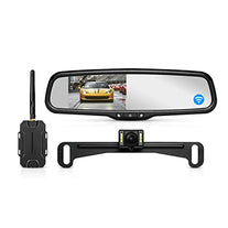 AUTO-VOX T1400 Upgrade Wireless Backup Camera for Car/Trucks,No Wiring, No Interference, OEM Look Rear View Mirror Camera Monitor with IP 68 Waterproo - The Gadget Collective