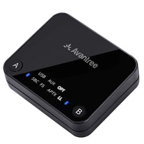 Avantree Audikast aptX Low Latency Bluetooth Audio Transmitter for TV PC (Optical Digital Toslink, 3.5mm AUX, RCA, PC USB) 100ft Long Range - The Gadget Collective