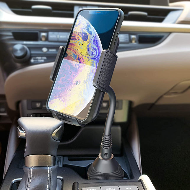 Bestrix Cup Phone Holder for Car, Cup Holder Phone Mount, Phone Holder for Car Universal for Iphone 11 Pro Xs XS MAX XR X 8 7 6S plus SE, Galaxy S10 5G S10 S10E S9, LG, Pixel, HTC and All Smartphones - The Gadget Collective