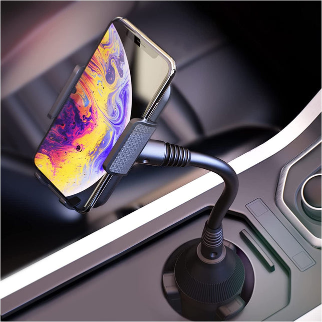 Bestrix Cup Phone Holder for Car, Cup Holder Phone Mount, Phone Holder for Car Universal for Iphone 11 Pro Xs XS MAX XR X 8 7 6S plus SE, Galaxy S10 5G S10 S10E S9, LG, Pixel, HTC and All Smartphones - The Gadget Collective