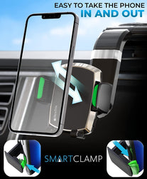 Bestrix Phone Holder for Car, Smartclamp Car Phone Mount | Dashboard Cell Phone Car Phone Holder Compatible with Iphone 13 12 11 Pro, Xr, Xs, XS MAX,XR,X, Galaxy S20 Note 20 Ultra & All Smartphones - The Gadget Collective