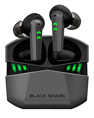 Black Shark Wireless Earbuds with 45ms Ultra-Low Latency, Gaming Bluetooth Earbuds with Premium Sound, Bluetooth 5.2, 10mm Drivers, 4 Hyperclear Mics, - The Gadget Collective