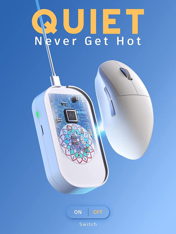 BNING Mouse Jiggler Undetectable, Automatic Mouse Mover Device for Computer Laptop Awakening, No Software & Driver with On/Off Switch Mouse Shaker, Work from Home Must Haves (Flower) - The Gadget Collective