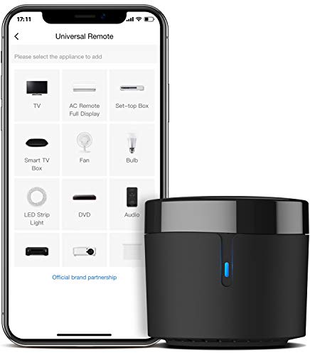 BroadLink Smart IR Remote Control Hub-WiFi IR Blaster for Smart Home Automation, TV Remote, Compatible with Alexa, Google Assistant, IFTTT (RM4 mini) - The Gadget Collective