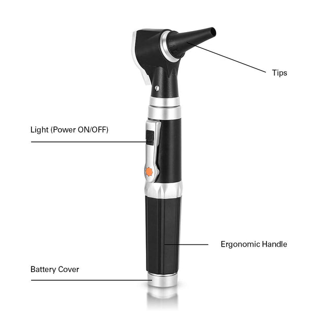 Bysameyee Mini Ear Otoscope, Bysameyee Magnification Diagnostic Ear Scope with LED Direct Illumination Light, Ear Healthy Tool for Doctors Nurses Adults Kids Baby Elder Pets Animals - The Gadget Collective