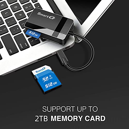 C368 USB 3.0 SD Card Reader, Plug N Play, Apple and Windows Compatible, Powered by USB, Supports CF/SD/SDHC/SCXC/MMC/MMC Micro/RS MMC/Mini SD/Micro SD/MS Duo/MS Pro/MS Pro (Pro Duo C, Black) - The Gadget Collective