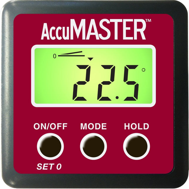 Calculated Industries 7434 AccuMASTER 2-in 1 Magnetic Digital Level Angle Finder Inclinometer Bevel Gauge - The Gadget Collective