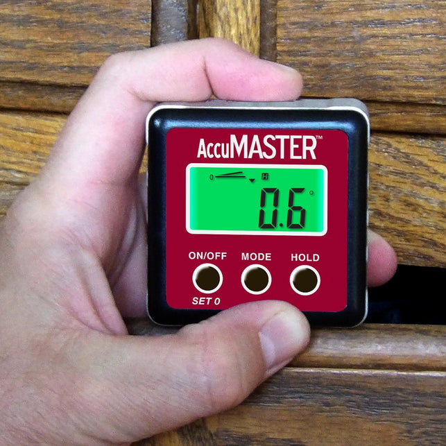 Calculated Industries 7434 AccuMASTER 2-in 1 Magnetic Digital Level Angle Finder Inclinometer Bevel Gauge - The Gadget Collective