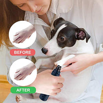 Casfuy Dog Nail Grinder with LED Light - Upgraded 2-Speed Electric Pet Nail Trimmer Powerful Painless Paws Grooming & Smoothing for Small Medium Large - The Gadget Collective