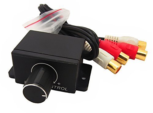 CHELINK Universal Car RCA Remote Amplifier Level Controller RCA Bass Knob Sub Amp Volume Control Cable - The Gadget Collective