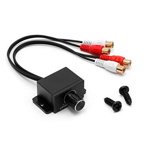 CHELINK Universal Car RCA Remote Amplifier Level Controller RCA Bass Knob Sub Amp Volume Control Cable - The Gadget Collective