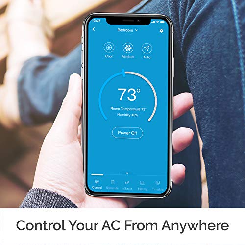 Cielo Breez Plus Smart Air Conditioner Controller | Smart Thermostat for Mini Split, Window & Portable ACS | Alexa, Google, Siri, SmartThings | iOS & - The Gadget Collective