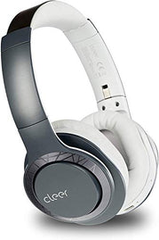 Cleer Audio Enduro 100 Wireless Bluetooth Headphone - Over Ear Fast Charging Lightweight, Podcasting 100Hr Long Battery | Full Charge 4 Day Playback, Play Music & Take Calls Ironless Driver (Navy) - The Gadget Collective