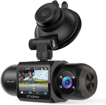 COOAU 1080P FHD Built-In GPS Wi-Fi Dash Cam, Front and inside Car Camera Recorder with Infrared Night Vision, Sony Sensor, Supercapacitor, 4 IR Leds，G-Sensor, Parking Mode, Loop Recording (D30) - The Gadget Collective