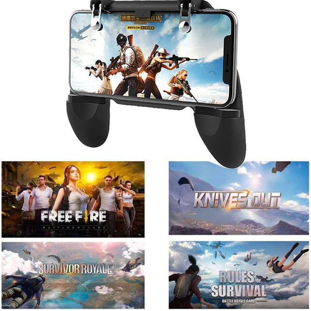 COOBILE Mobile Game Controller for PUBG Mobile Controller Key Gaming Grip and Gaming Joysticks for 4.5-6.5inch for Android iOS Compatible with Phone - The Gadget Collective