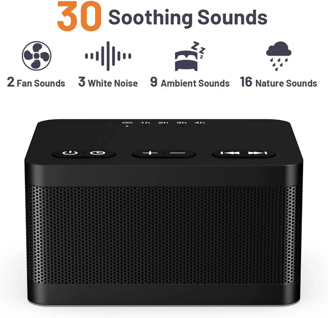 Dailybody Sound Machine White Noise Machine with 30 Soothing Sounds 36 Levels Volume 5 Timers and Memory Function Effectively Blocks Noise Ideal Sleep Machine for Baby Kids Adults - The Gadget Collective