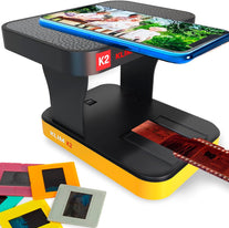 KLIM K2 Mobile Film Scanner 35Mm + New 2024 + Positive & Negative Scanner + Slide Scanner + Photo Scanner + 35Mm Color Film Developing Kit Essential + Your Own 35Mm Film Developing Service at Home