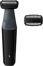 Philips Bodygroom Series 3000 Showerproof Body Groomer/Trimmer and Skin Friendly Electric Shaver with 50 Mins Cordless Use, Black, BG3010/15