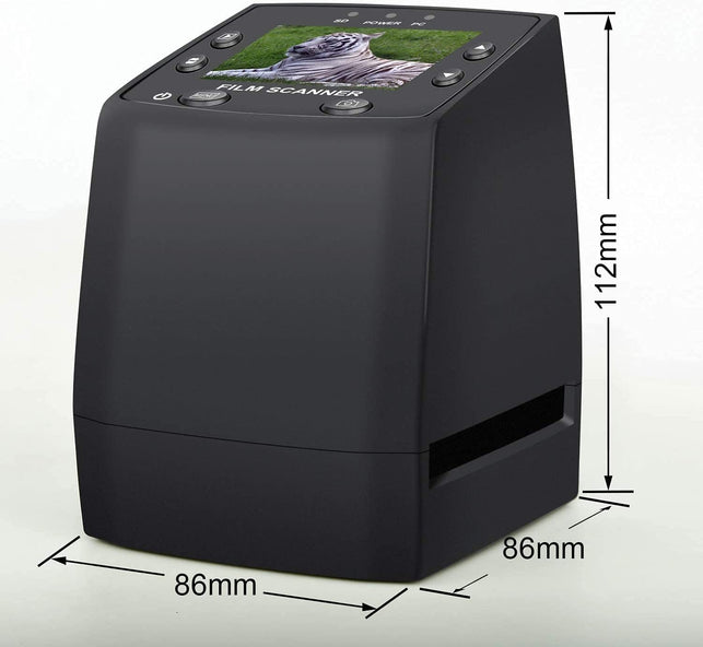 DIGITNOW! 135 Film Negative Scanner High Resolution Slide Viewer,Convert 35Mm Film &Slide to Digital JPEG save into SD Card, with Slide Mounts Feeder No Computer/Software Required - The Gadget Collective