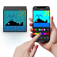 Divoom Timebox Evo Portable Bluetooth Pixel Art Speaker with 256 Programmable LED Panel 3.9 x 1.5 x 3.9 inches - The Gadget Collective