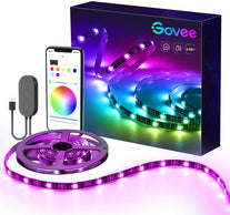 Dreamcolor LED Strip Lights with APP, Govee 6.56ft/2m USB Light Strip Built-in Digital IC, 5050 RGB Strip Lights, Color Changing with Music, Computer - The Gadget Collective