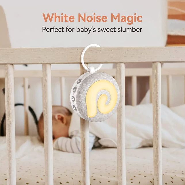 Dreamegg White Noise Machine Portable Sound Machine for Baby Kids, Noise Machine for Sleeping, Night Light, 11 Soothing Sounds, Volume Control, Child Lock, USB Rechargeable Sound Machine for Travel - The Gadget Collective