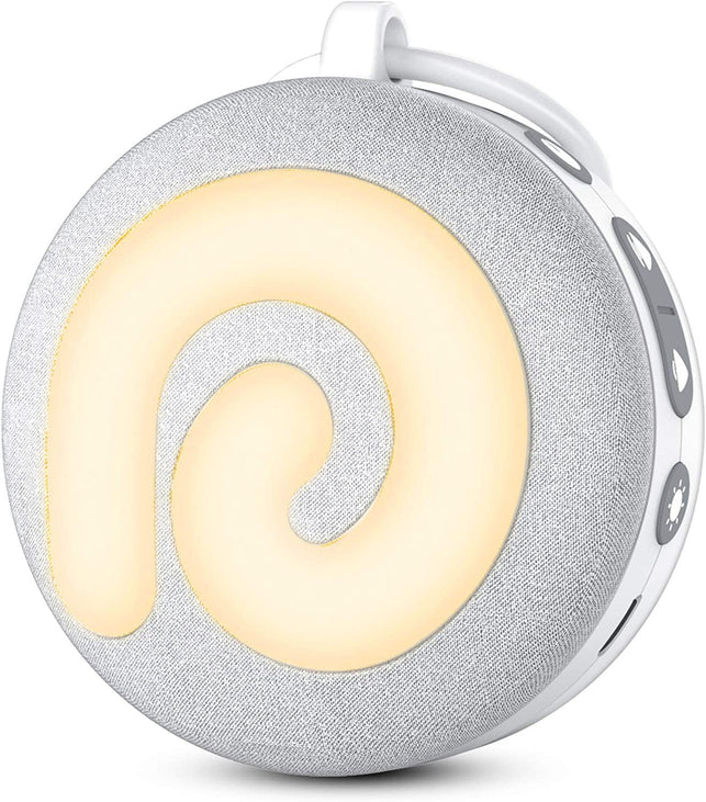 Dreamegg White Noise Machine Portable Sound Machine for Baby Kids, Noise Machine for Sleeping, Night Light, 11 Soothing Sounds, Volume Control, Child Lock, USB Rechargeable Sound Machine for Travel - The Gadget Collective