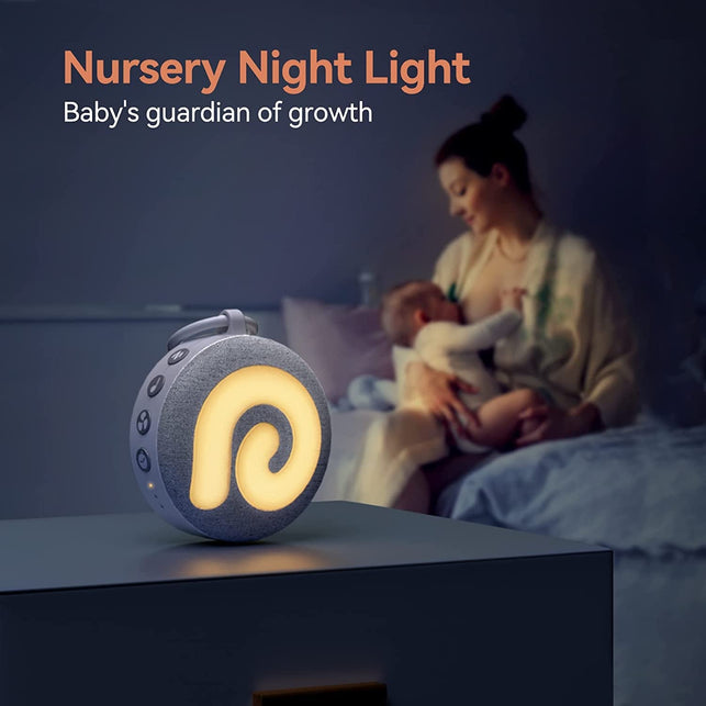 Dreamegg White Noise Machine Portable Sound Machine for Baby Kids, Noise Machine for Sleeping, Night Light, 11 Soothing Sounds, Volume Control, Child Lock, USB Rechargeable Sound Machine for Travel - The Gadget Collective