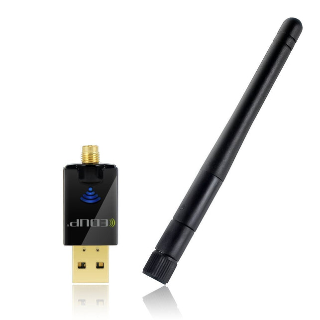 EDUP WiFi Adapter ac600Mbps Wireless USB Adapter 5.8GHz/2.4GHz Dual Band 600Mbps USB Adapter 2dBi External Antennas Supports Windows - The Gadget Collective