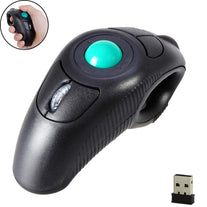 EIGIIS 2.4G Ergonomic Trackball Handheld Finger USB Mouse Wireless Optical Travel DPI Mice For PC Laptop Mac Left And Right Handed - The Gadget Collective