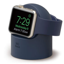 elago W2 Stand for Apple Watch Series 4 (2018) / Series 3 / Series 2 / Series 1 / 44mm / 42mm / 40mm / 38mm [Black] - [Nightstand Mode] - The Gadget Collective