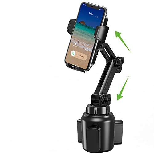 EOCAHO Cup Phone Holder for Car, EOCAHO Universal [No Shaking] Cup Holder Phone Mount with Expandable Base for Car Truck, Adjustable Cell Phone Holder Car,Compatible with iPhone Samsung All Phones - The Gadget Collective