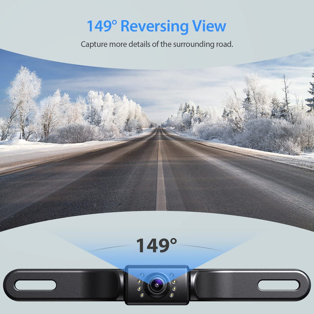 Erapta A43 Backup Camera, 4.3”HD 1080P Rear View Monitor Kit with IP69 Waterproof, Night Vision, DIY Grid Lines for Car Truck Minivan - The Gadget Collective