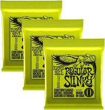 Ernie Ball 2221X3 Regular Slinky 3-Set Bundle - The Gadget Collective