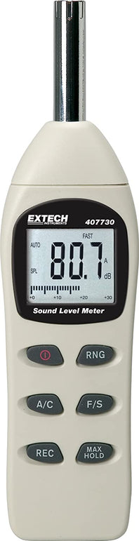 Extech 407730 Digital Sound Level Meter 40-130dB - The Gadget Collective