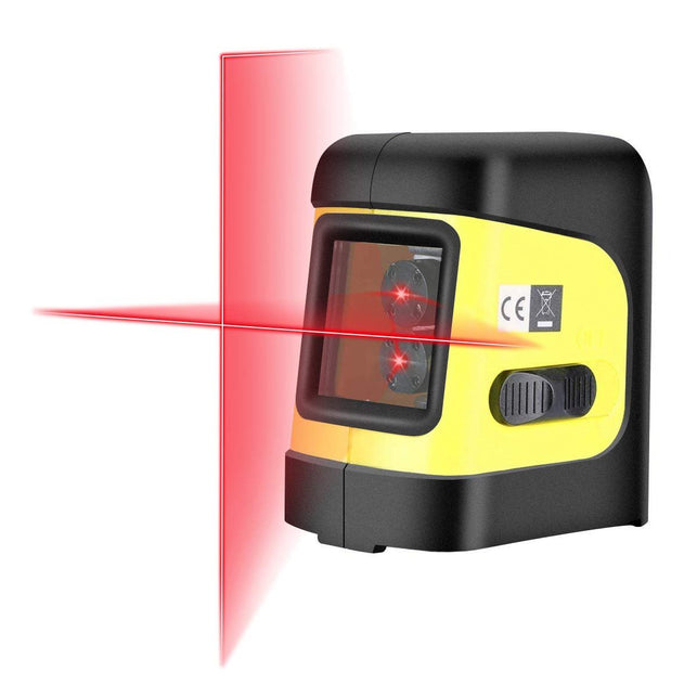 Firecore F112R Self-Leveling Horizontal/Vertical Cross-Line Laser Level with Magnetic Bracket - The Gadget Collective