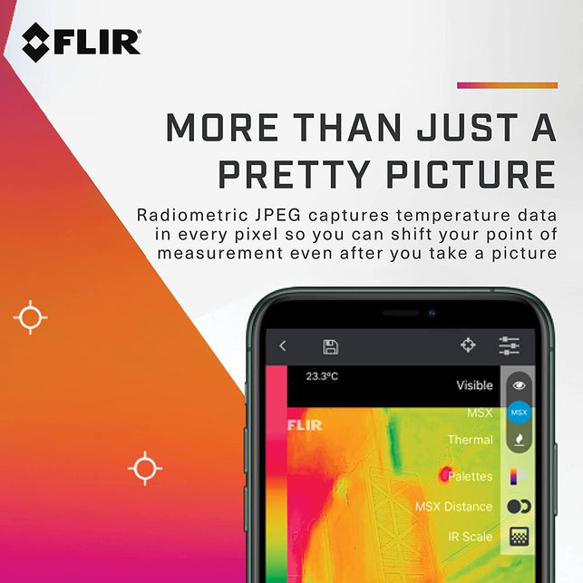 FLIR ONE Pro LT - Android (USB-C) - Pro-Grade Thermal Camera for Smartphones - with VividIR and MSX Image Enhancement Technology - The Gadget Collective