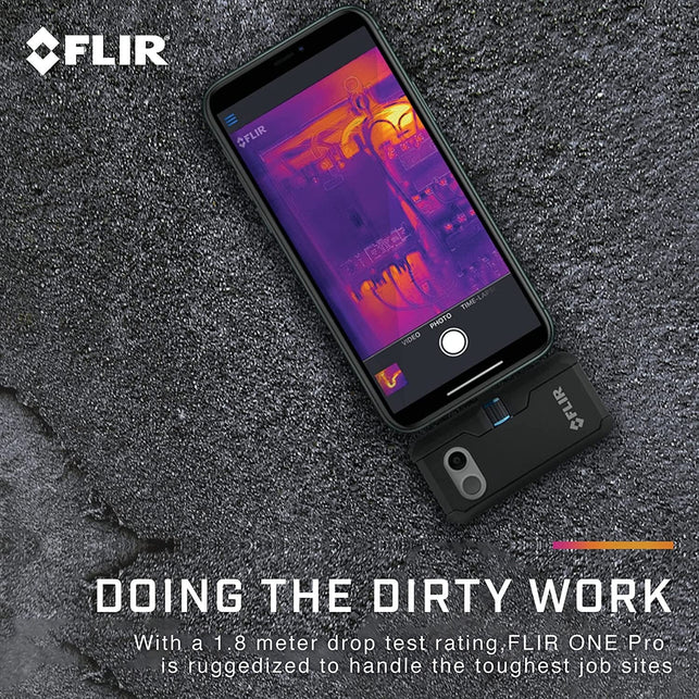 FLIR ONE Pro LT - Android (USB-C) - Pro-Grade Thermal Camera for Smartphones - with VividIR and MSX Image Enhancement Technology - The Gadget Collective