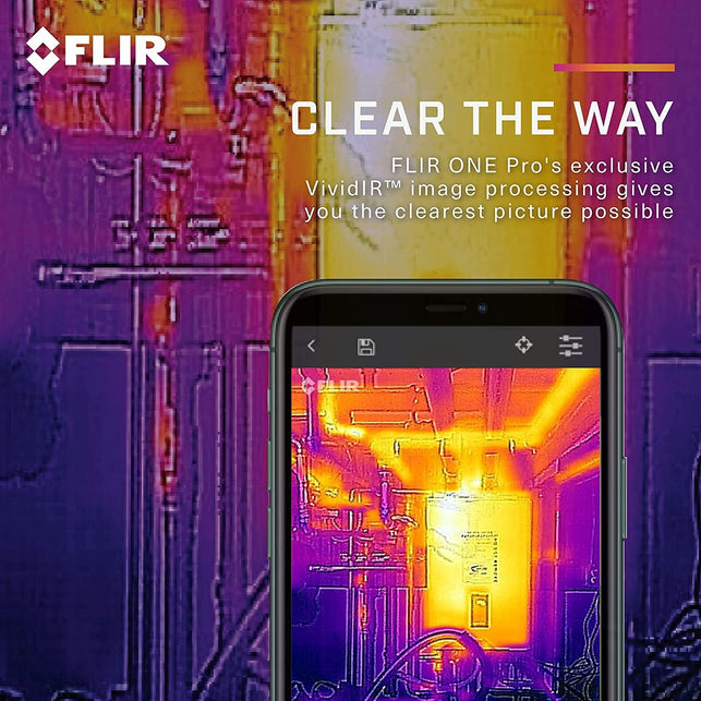 FLIR ONE Pro LT - Android (USB-C) - Pro-Grade Thermal Camera for Smartphones - with VividIR and MSX Image Enhancement Technology - The Gadget Collective