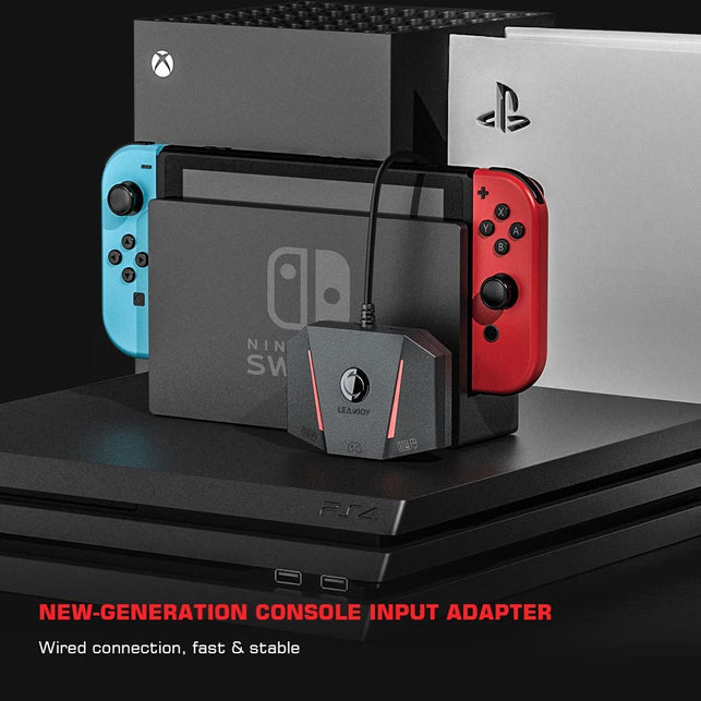 GameSir VX2 AimBox Game Console Keyboard and Mouse Adapter, Wired Connection Converter with 3.5mm Studio Jack, Compatible with Nintendo Switch, Xbox S - The Gadget Collective
