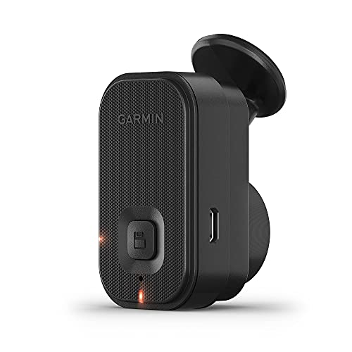 Garmin Dash Cam Mini 2, 1080p, 140-degree FOV, Incident Detection Recording and Signature Series Cloth - The Gadget Collective