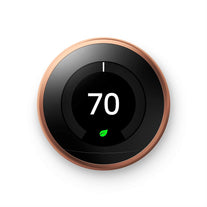 Google Nest Learning Thermostat - Programmable Smart Thermostat for Home - 3Rd Generation Nest Thermostat - Works with Alexa - Copper - The Gadget Collective