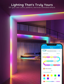 Govee RGBIC LED Light 5M, Alexa and Google Assistant Compatiable With, Smart Wifi APP Control Music Sync 5M LED Lights for Bedroom, Party, Gaming Room - The Gadget Collective