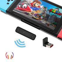 Gulikit Route Air Bluetooth Adapter for Nintendo Switch/Switch Lite PS4 PC, Dual Stream Bluetooth Wireless Audio Transmitter with Aptx Low Latency Connect Your Airpods Bluetooth Speakers Headphone - The Gadget Collective